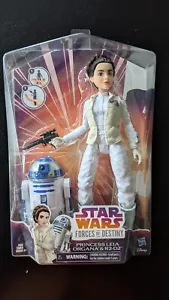 Star Wars Forces of Destiny Princess Leia Organa and R2-D2 Hasbro Adventure Set - Picture 1 of 3