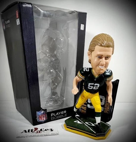 2016 GREEN BAY PACKERS CLAY MATTHEWS "40 YARD LINE" BOBBLEHEAD FOCO #'d LE ~ NIB Cover