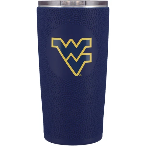 West Virginia Mountaineers 20oz. Stainless Steel with Silicone Wrap Tumbler Cover