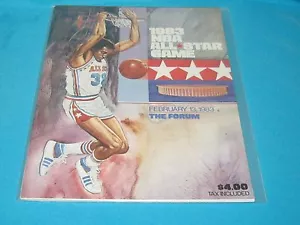 RARE FEBRUARY 13, 1983 NBA ALL STAR GAME PROGRAM FORUM LARRY BIRD MAGIC JOHNSON - Picture 1 of 4