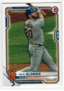 2021 Bowman Baseball #86 Pete Alonso - Picture 1 of 2