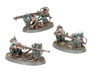 Warplock Jezzails x3 - Skaventide - New on Sprue - Picture 1 of 2