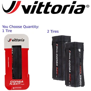 Vittoria Corsa N.EXT 700c Tubeless TLR Bike Tire Pick Size 24 26 28 30 32 34 - Picture 1 of 5