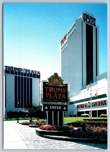 Postcard New Jersey Atlantic City Trump Plaza Hotel & Casino Day 55 - Picture 1 of 2