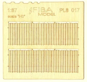 Valla de madera modelo escena escala HO 1/87 corte irregular II. Tipo 17 - Imagen 1 de 1