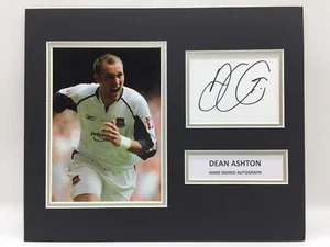 RARE Dean Ashton West Ham Signed Photo Display + COA AUTOGRAPH 2006 FA CUP FINAL - Picture 1 of 3