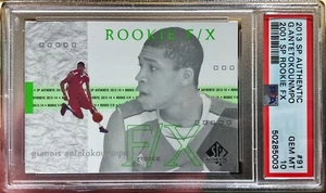 2013-14 SP Authentic Giannis Antetokounmpo 2001 Rookie FX RC #91 PSA 10 Gem Mint - Picture 1 of 1