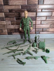 Stony Stonewall Smith 12" Army Action Figure & Accessories 16 Pc Lot Marx 1964 - Picture 1 of 24
