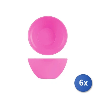 6x Insalatiere In Melamina Fucsia Cm23 1/5 Home - Immagine 1 di 3
