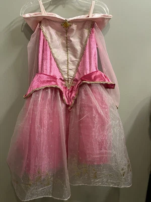 Vintage Child’s Princess Aurora Costume + Shoes & Crown - Image 1 of 4