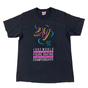 Camisa grande de colección del Campeonato Mundial de Patinaje Artístico 1992 Oakland San Francisco - Imagen 1 de 2