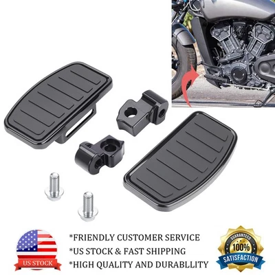 Estribos delanteros Estriberas Pedales de reposapiés para Indian Scout 2015-2023 2024 2025 Foto 1 de 4