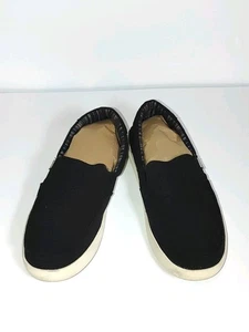 Sanuk Sideline 2 Mens Size 12 Wide Fit Hemp Shoe Black Comfort Outdoor Walking - Picture 1 of 9
