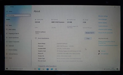 E-Machine Laptop E442 with windows 10 Installed - Image 1 of 4