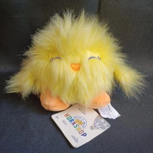 Build A Bear Mini Yellow Fuzzy Chick With Sparkles 5" Tall 6" Wide Stuffed New - Picture 1 of 8