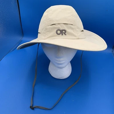 Sombrero para el sol Outdoor Research beige talla M cordón con cincha descolorida* Foto 1 de 4