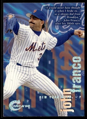 1996 Fleer Circa JOHN FRANCO /150 RAVE SSP NY Mets 38/150 Rare N1598 - Image 1 of 3
