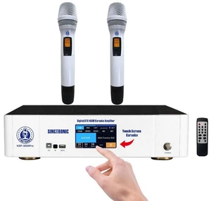Singtronic Amplificatore Karaoke Professionale 3000W Processore Audio Digitale - Bianco - Foto 1 di 6