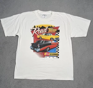 Camiseta De Colección Y2K Road Trip Tires Les Schwab Estampado Gráfico Blanca Para Hombre XL Coche - Imagen 1 de 12