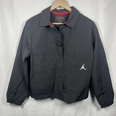 Air Jordan Jumpman Windbreaker Jacket Girls Size XL NWT Black Water Resistant - Image 1 of 4