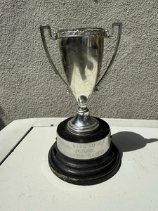 RARE Vintage 1937 Silver Trophy Cup - USBA Inglewood Bowling Memorabilia - Bild 1 von 6