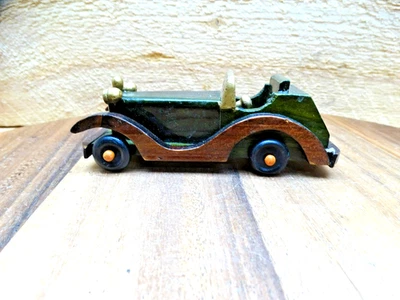Красивый классический деревянный автомобильный декор 5-1/8 дюйма ручной работы - Изображение 1 из 4