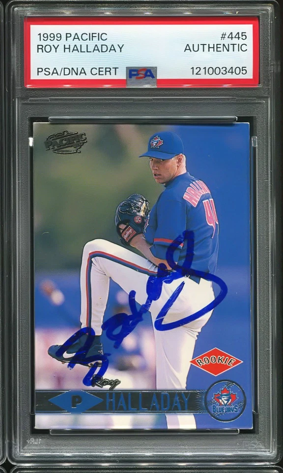 ROY HALLADAY 1999 PACIFIC ON CARD AUTO AUTOGRAPH AUTO PSA AUTHENTIC - Image 1 of 2