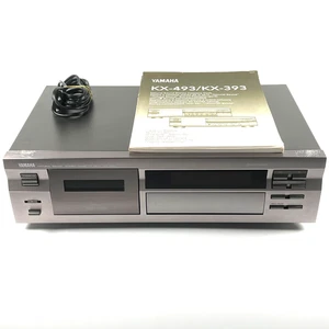 Tested ✅ - Yamaha KX-493 Dolby-S Tapedeck Cassette Deck Reader Player - Silver - Picture 1 of 11