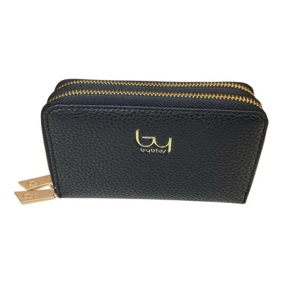 BYBLOS PORTAFOGLI DONNA Doppio 2 divisori CHIUSO da 2 ZIP 8 CREDIT CARD 33B234 - Immagine 1 di 4