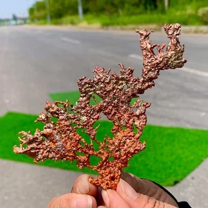 89G Selten!! irisierendes einheimisches Kupfer Kristall Mineral Präparat - Bild 1 von 18