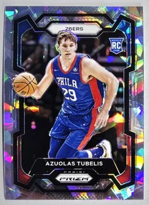 Azuolas Tubelis 2023-24 Panini Prizm Silver Cracked Ice Rookie RC #283 🧊✨️ - Picture 1 of 2
