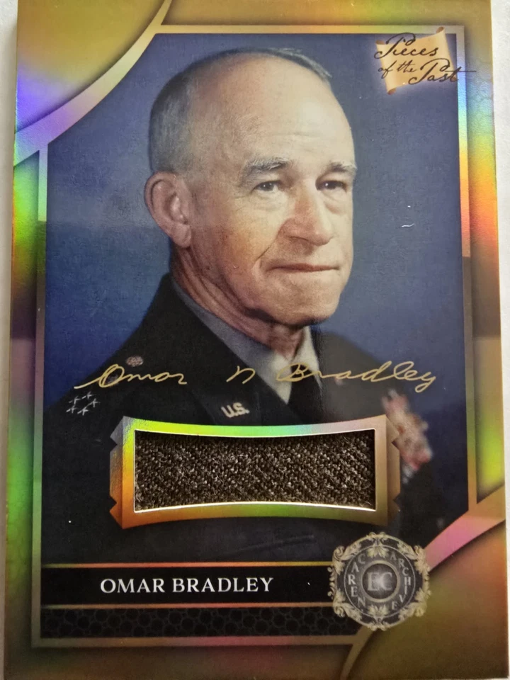 2025 POTP Freedom Fighters Omar Bradley WW II Uniform Relic GOLD U-2 RARE - Image 1 of 4