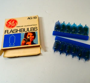 Bombillas flash vintage GE AG-1B para cámaras (paquete de doce) hechas en EE. UU. - Como nuevas - Imagen 1 de 2