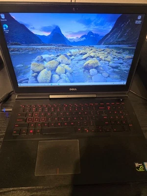 Dell 7567 Gaming i7-7700HQ 32GB RAM 2TB FireCuda SSD GTX 1050 Ti 15.6 - Image 1 of 4