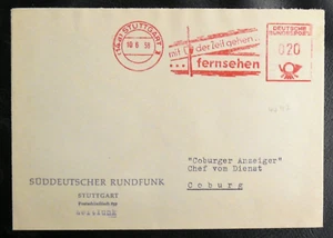 ALLEMAGNE FLAMME : MIT DER ZEIT GEHEN FERNSEHEN - STUTTGART 10. 6. 1958 - TBE - Photo 1/2