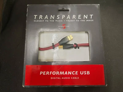 NOS Transparent PUSB Digital Cable in 15ft, Made in China - Image 1 of 4