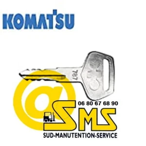 CLE DE CONTACT KOMATSU N° 787 INTERRUPTEUR D'ALLUMAGE PELLE TRACTOPELLE - Picture 1 of 1