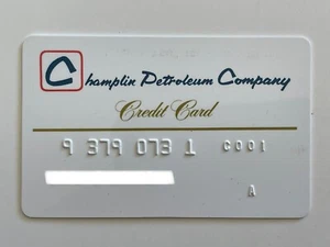 Vintage Champlin Petroleum Company Credit Card No Expiration Great Condition - Picture 1 of 2