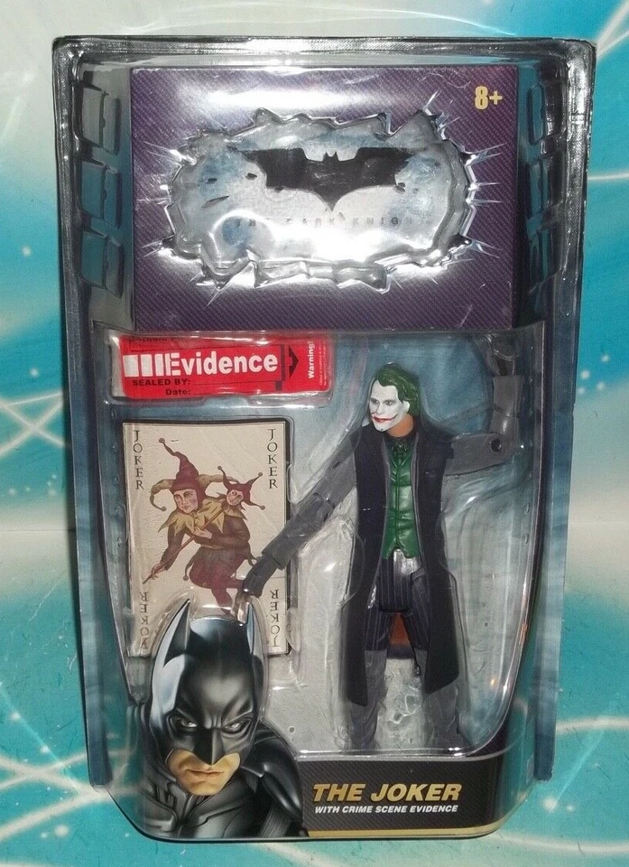 dc direct COLLECTIBLES MATTEL MOVIE MASTERS DARK KNIGHT HETH LEDGER JOKER FIGURE - Image 1 of 1