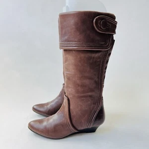 Migliorini Women soft lamd skin boots, Brown, Size 6 - Picture 1 of 13