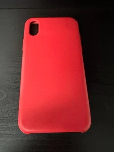 Gebrauchte Handyhülle Iphone XS Silikon in tollem Rot - ein echter Hingucker*** - Bild 1 von 8