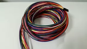 14 ALAMBRE DE ALIMENTACIÓN AUTOMOTRIZ DE ALTA TEMPERATURA 11 COLORES SÓLIDOS 25 PIES CADA 275 PIES EN TOTAL - Imagen 1 de 1