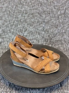 Naot Wand 5032 Sandal Women's Size 39 Amber Wedge - Picture 1 of 7