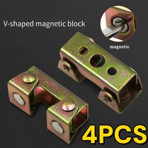4PCS Magnetic Welding Fixture Clamp V-Sharp Tab Holder Corner for Tack Welding - Picture 1 of 8