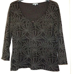 Lovely PER UNA TOP beaded cuffs & neckline + keyhole. PERFECT CONDITION! - Picture 1 of 10