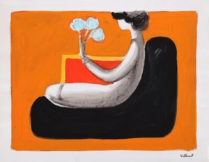 VILLEMOT BERNARD CONFORAMA ORIGINAL SKETCH POSTER PROJECT 1975 VINTAGE POSTER - Picture 1 of 1