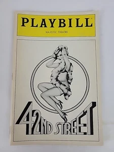 42nd Street Majestic Theatre 1984 Playbill Program - Picture 1 of 5