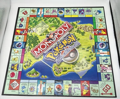 Vintage 1999 Pokemon Monopoly: Game Board Replacement (Board Only) - Image 1 of 4