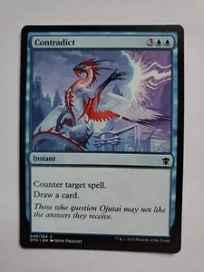 MTG Magic The Gathering Card Contradict Instant Blue Khans Of Tarkir 2015 - Picture 1 of 2