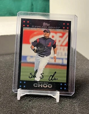Shin-Soo Choo 2007 Topps card 343 Cleveland Indians - Image 1 of 2